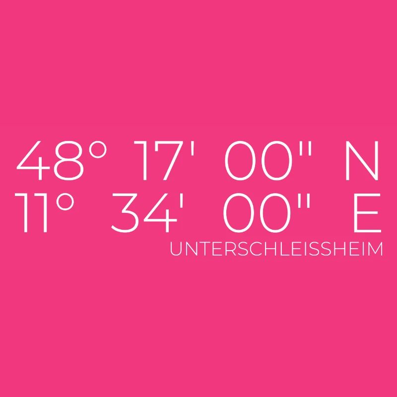 Coordinates Unterschleissheim