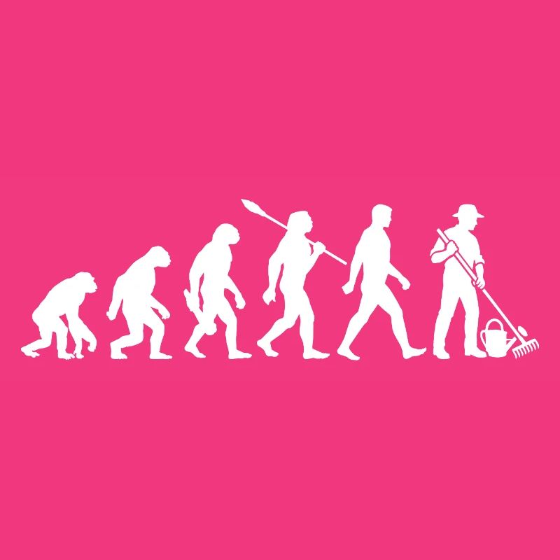 Evolution - Gärtner - Garten - Gartenarbeit