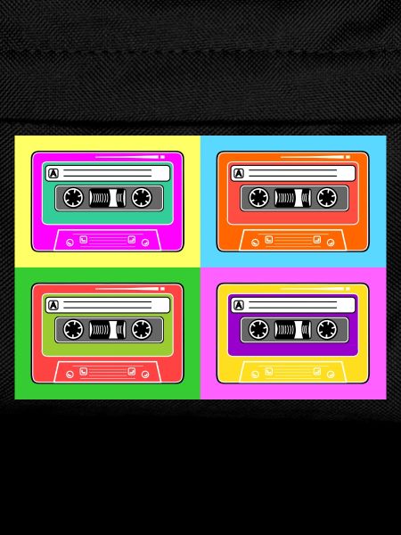 Cassette pop art tape
