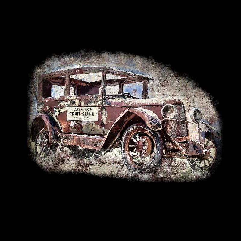 Nostalgic Old American Dream Car