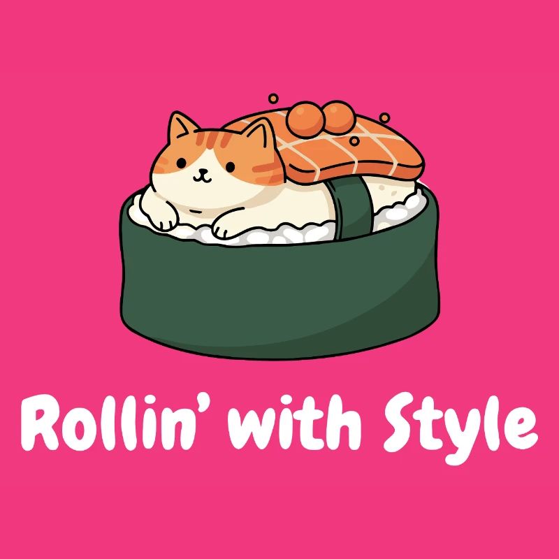 Sushi Katze Roll Stil