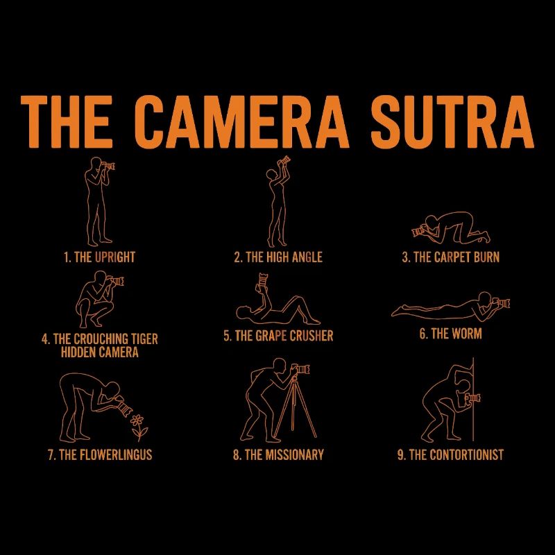 Le Sutra de la caméra – Design du photographe drôle