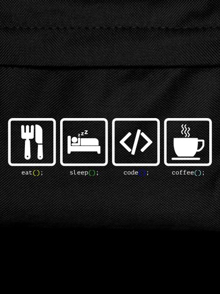Eat Sleep Code Kaffee