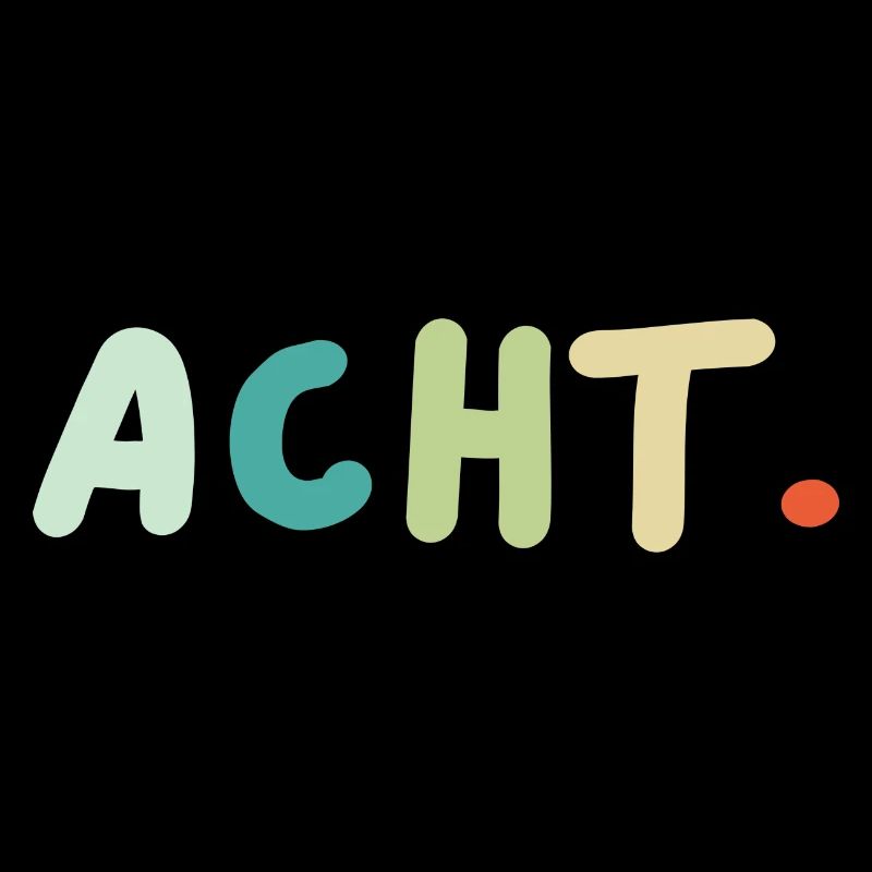 8. Geburtstag Acht Geschenk