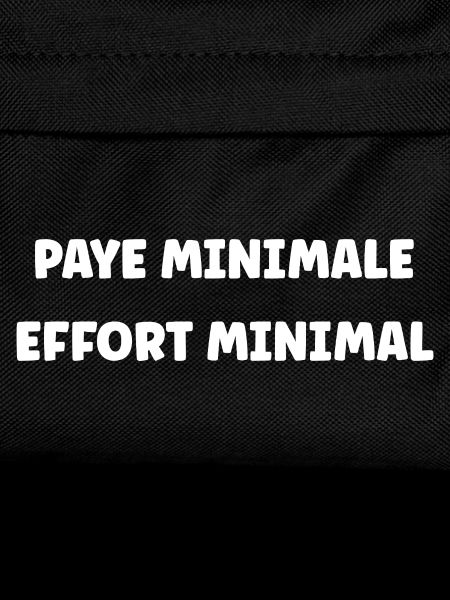 Minimum Pay, Minimum Effort