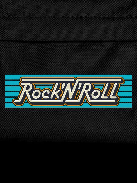 Rock'N'Roll Retro-Typografie-Logo