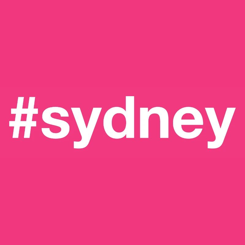 SYDNEY Australien Hashtag