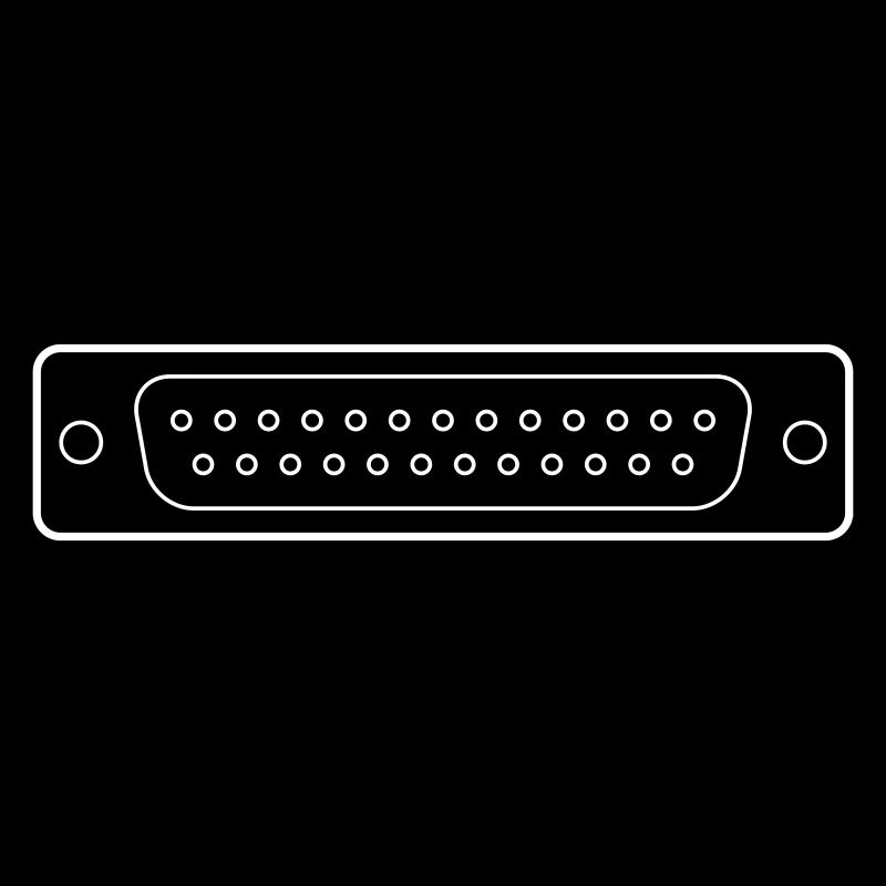 DB 25 Connector Parallel, Drucker
