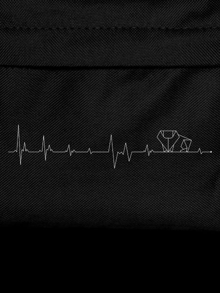 Heartbeat Lab Coat Outline