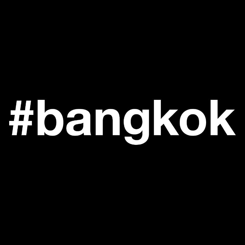 Hashtag Bangkok Thaïlande