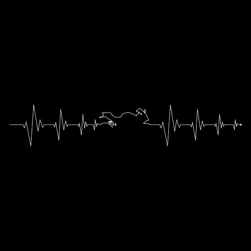 Galloping Heartbeat Horse Silhouette