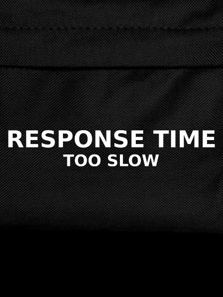 RESPONSE TIME TOO SLOW