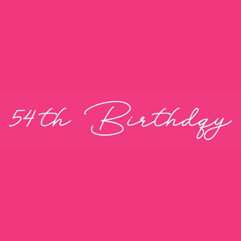 54th birthday