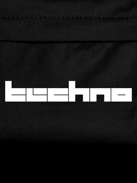 techno music geometric logo design