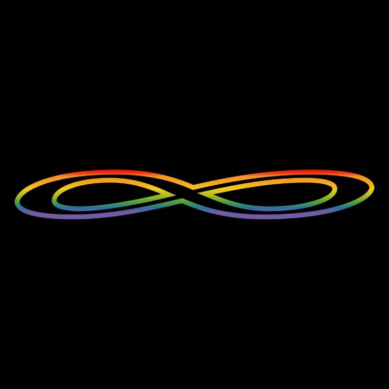 Regenbogen breite Unendlichkeit