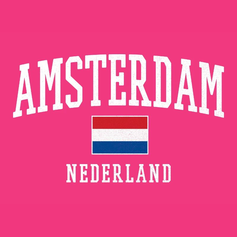 Conception du drapeau Amsterdam NL