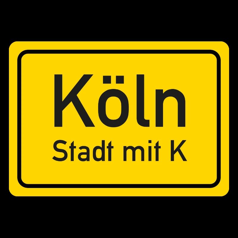 Cologne place name sign Germany