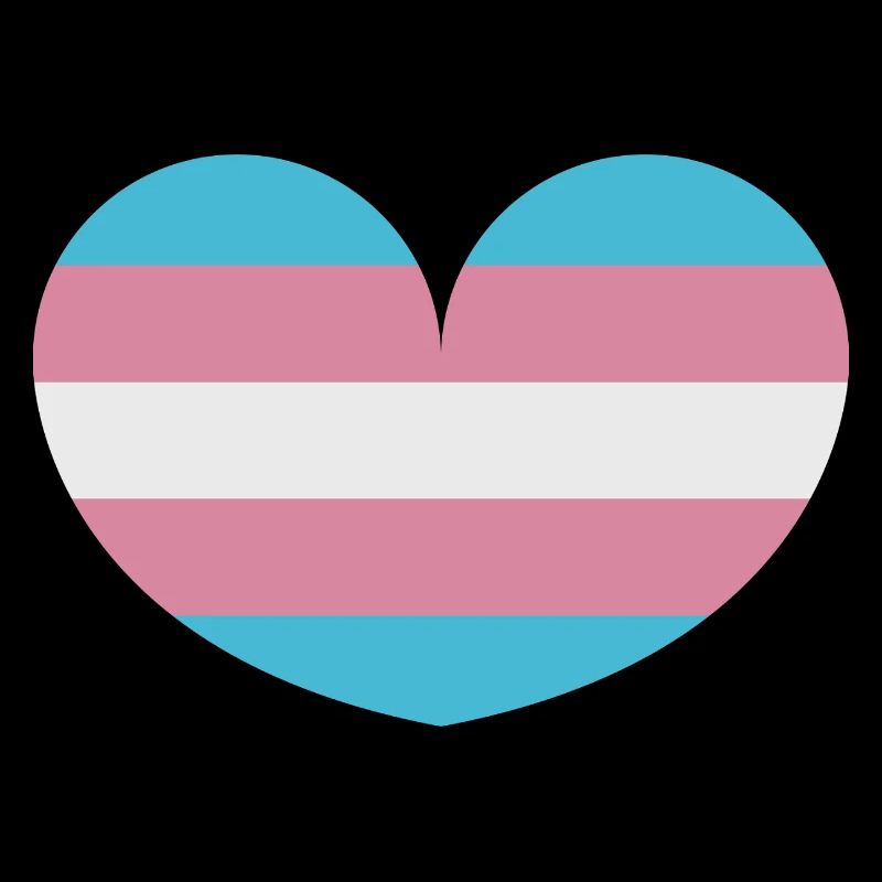 Drapeau trans heart