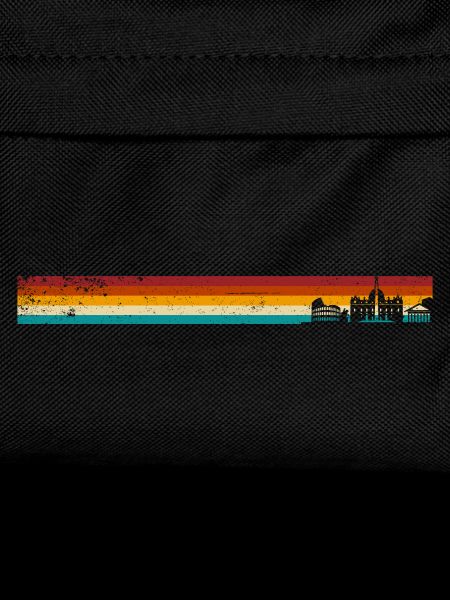 Retro Sunset Pier Stripes
