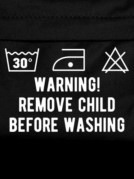 Funny washing instruction