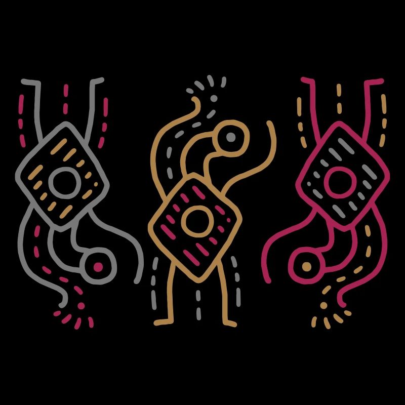 Abstract figures ornament - YMIR - vector graphic