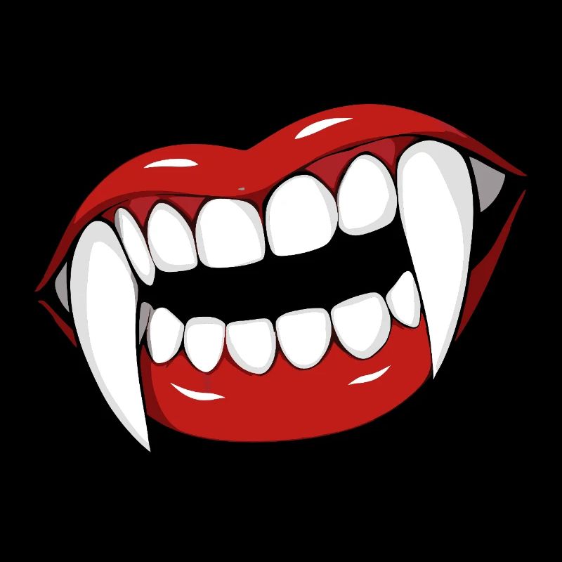 Vampire Lips Pop Art Halloween Party