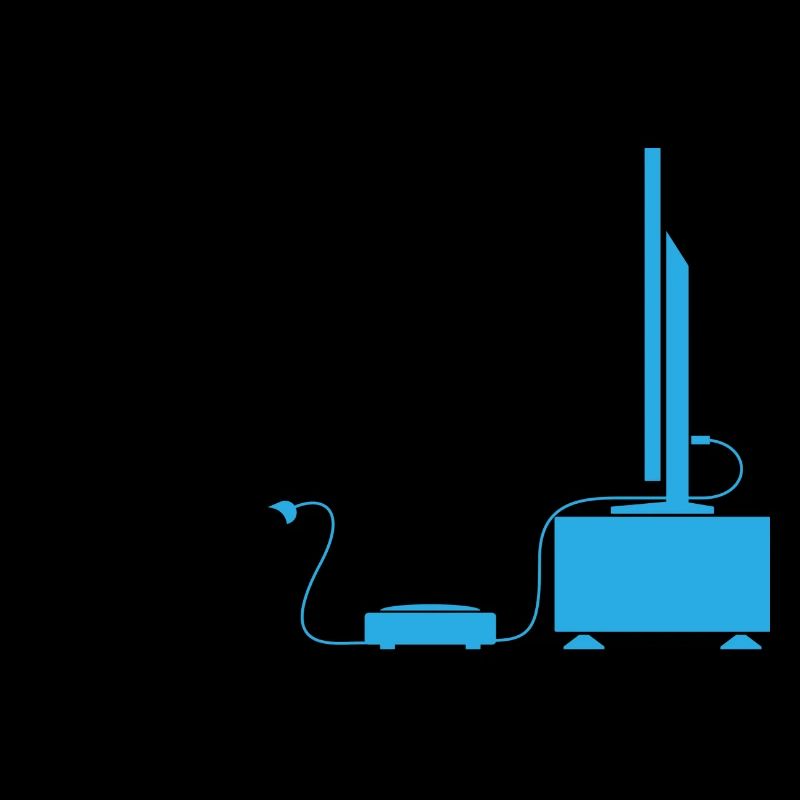 A Boy Plays With His Games Console