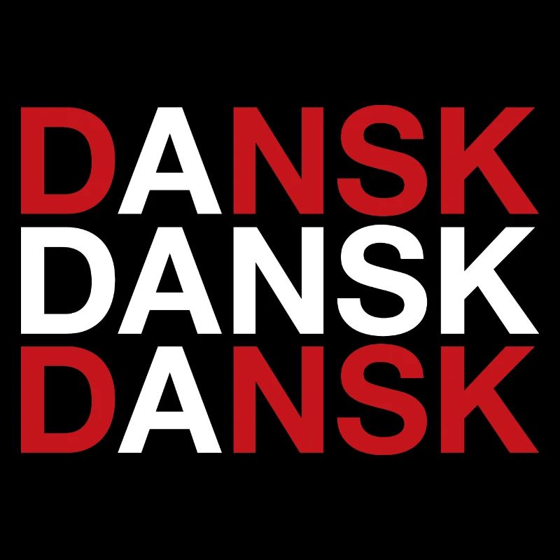 DANSK Danish Flag Dänemark Denmark