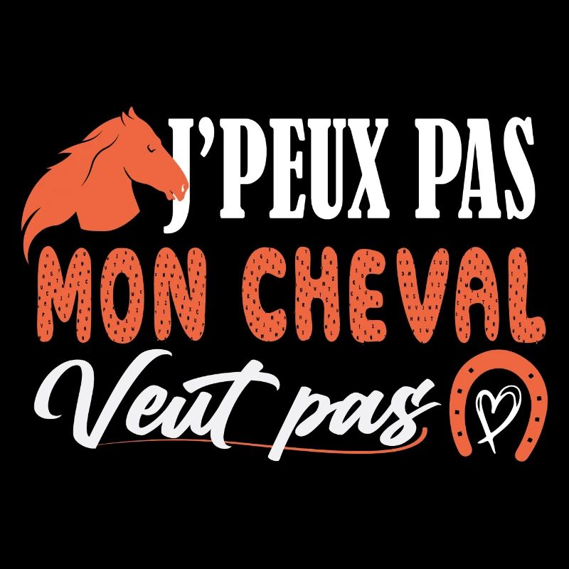 J'peux pas Mon cheval veut pas - poney - cavaliére