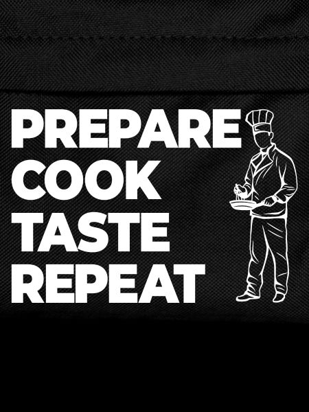 Prepare, Cook, Taste