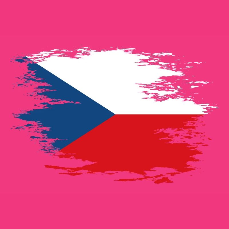Drapeau de la République tchèque utilisé design