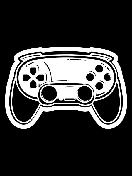 Video Game Controller Drawing