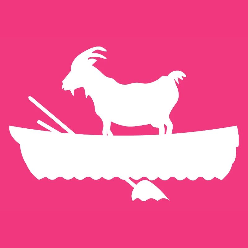 G.O.A.T. Ziege im Boot