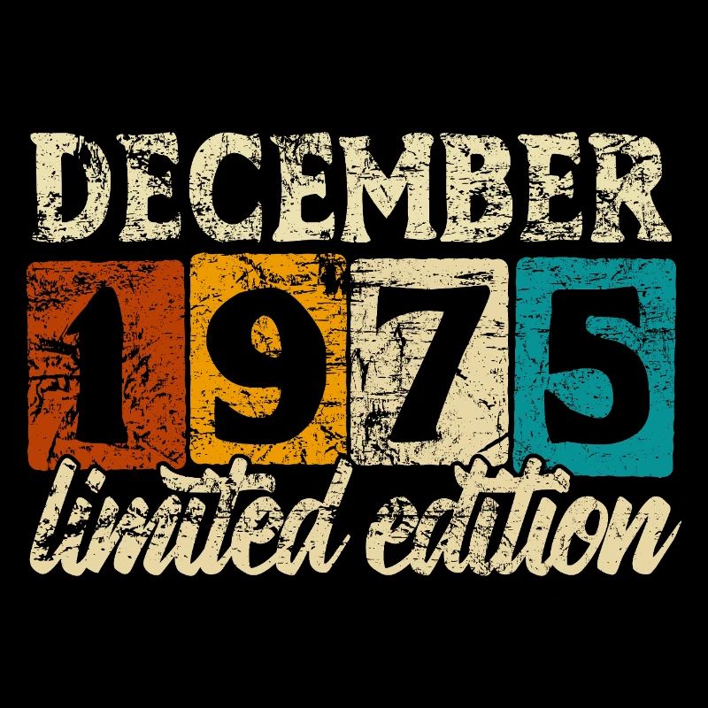 Édition limitée cadeau d’anniversaire de décembre 1975