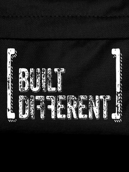 Built Different Distressed Quote