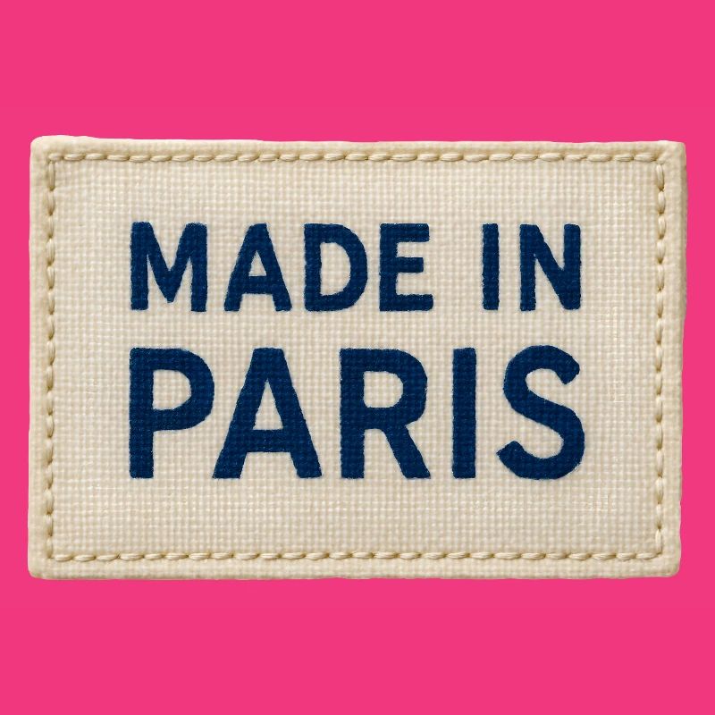 Made in Paris Fabric Patch