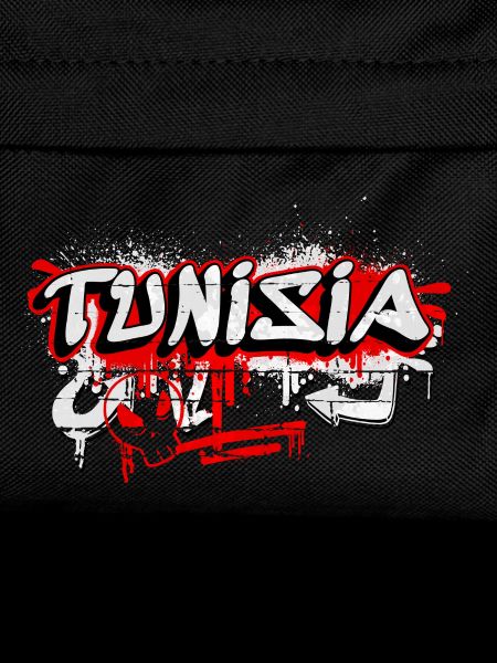Tunisia graffiti flags design
