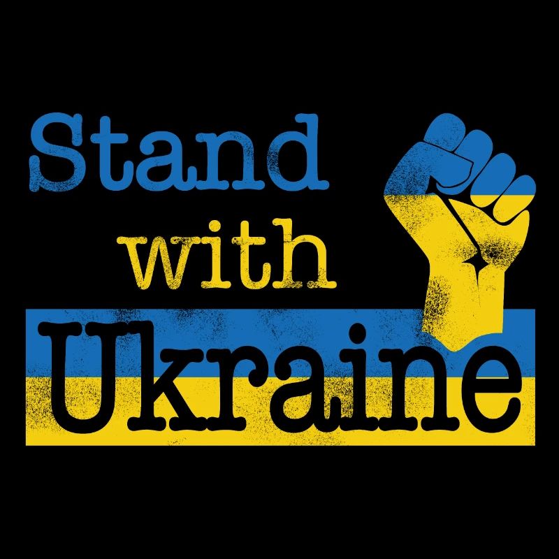 Soutenez l’Ukraine ! bleu jaune