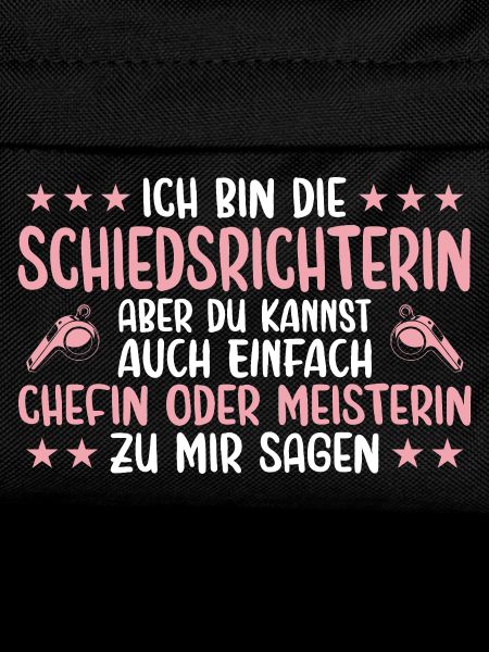 Schiedsrichterin Chefin oder Meisterin