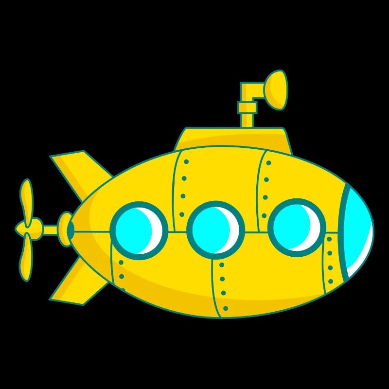 Sous-marin jaune