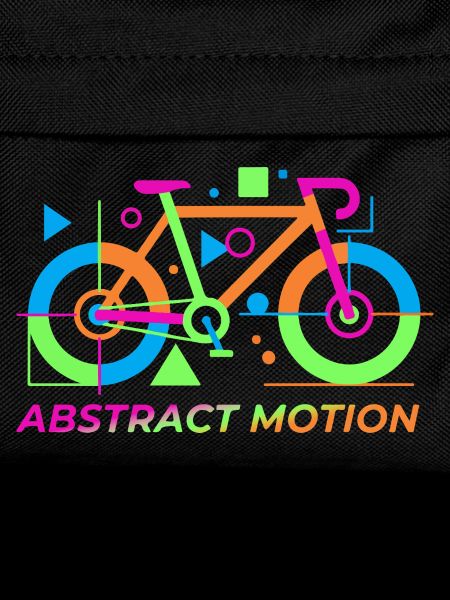 Neon Abstract Bicycle Motion