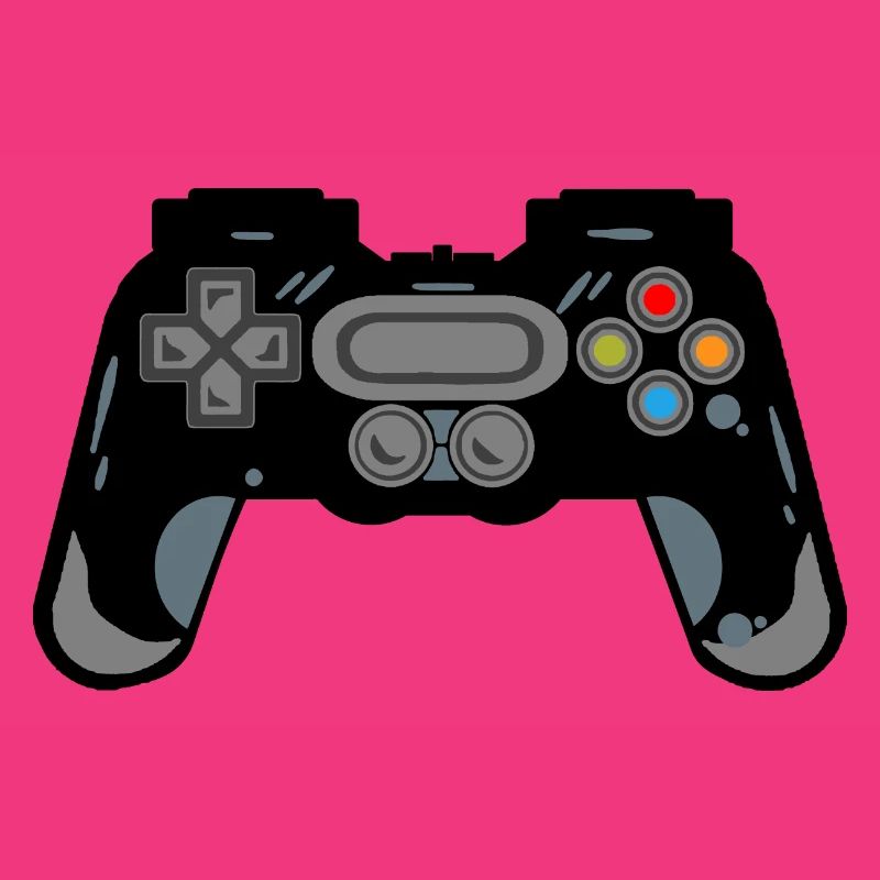 Retro Controller Silhouette