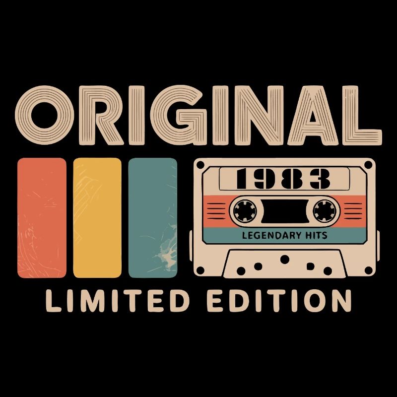 Original 1983 Anniversaire 1983 Cadeau 1983 Retro