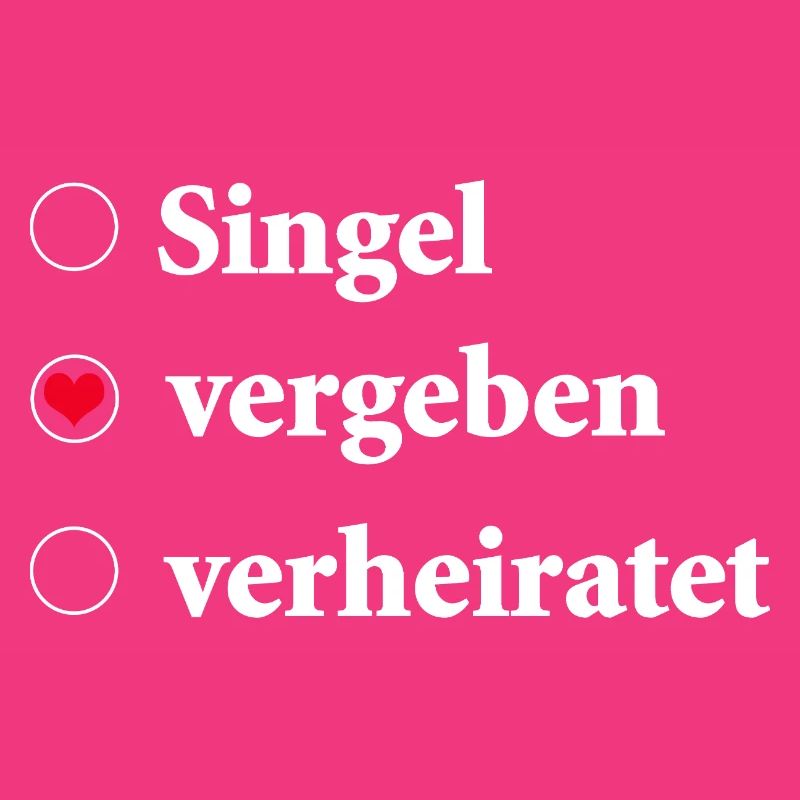 Sélection du statut de la relation Célibataire - Pris