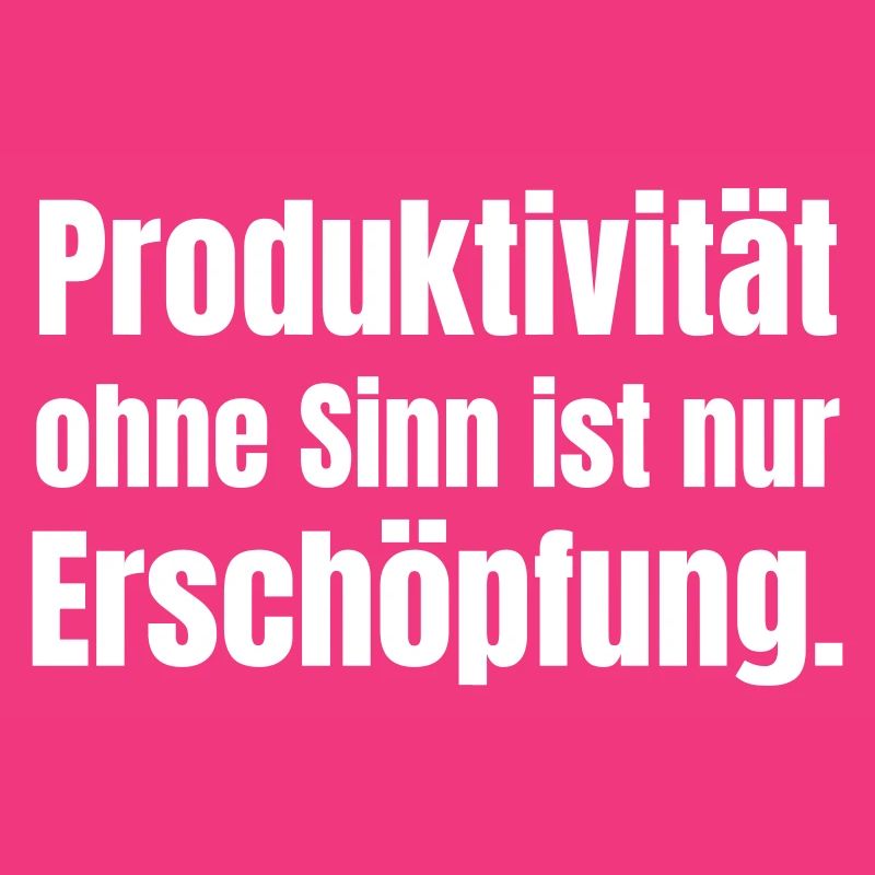 Déclaration typographique de productivité avec objectif