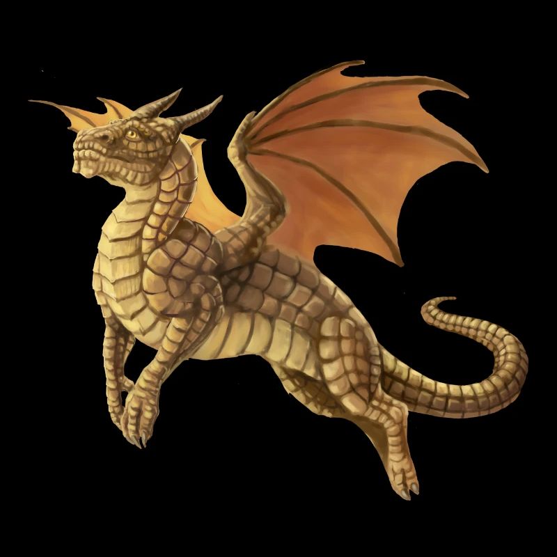 brown dragon