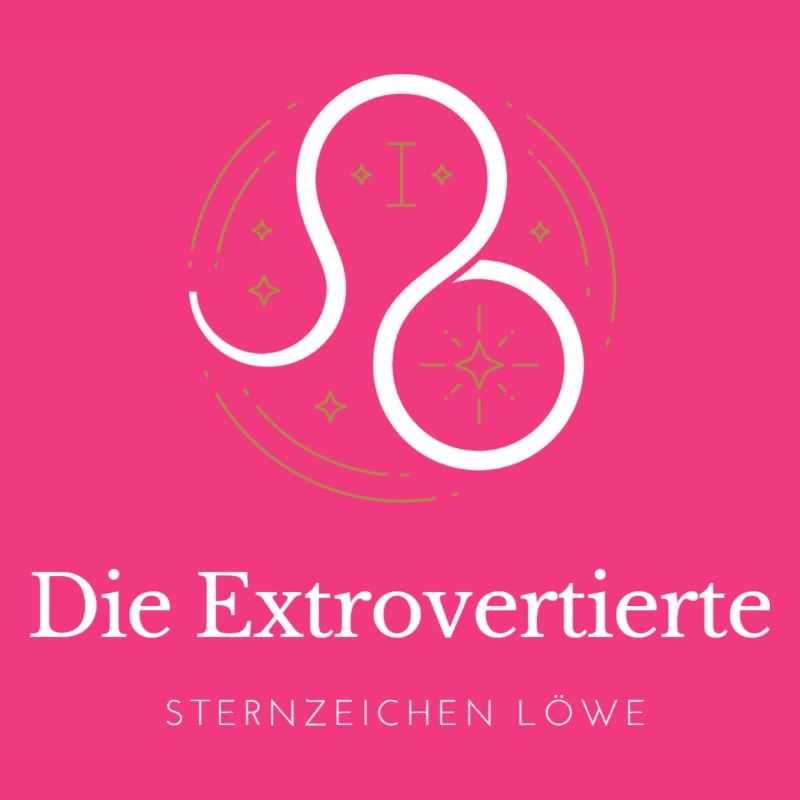 Leo Extrovert Logo Sternzeichen