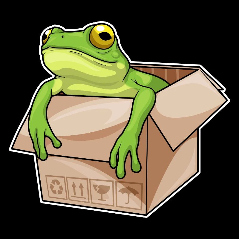 Frog Cardboard