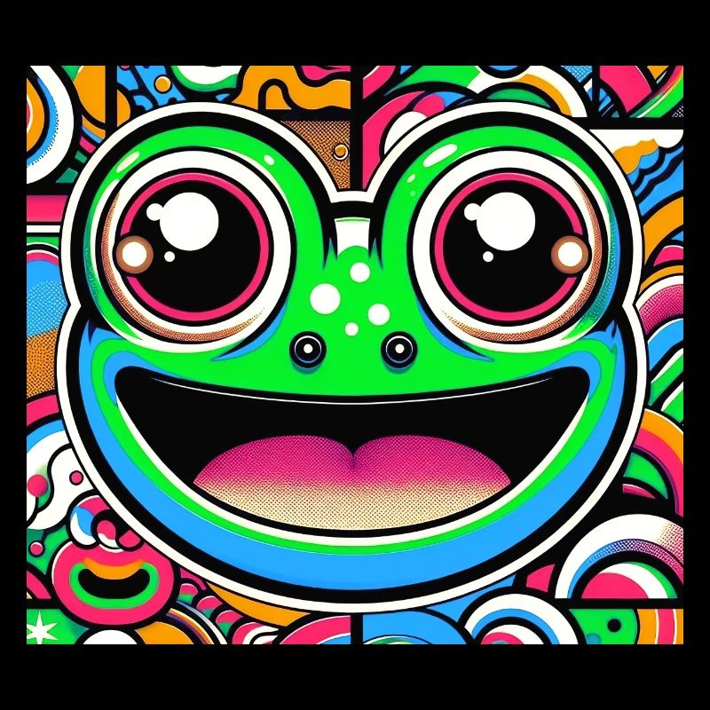 Frog Pop Art