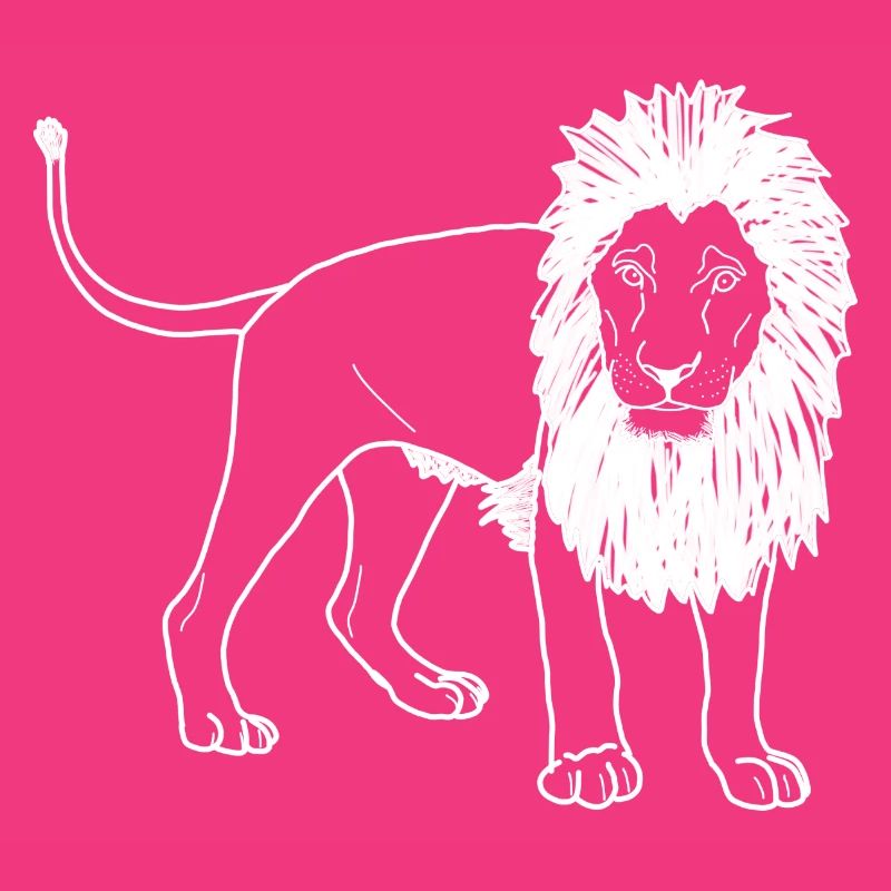 Löwe lineart